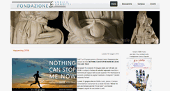 Desktop Screenshot of fondazionezanotti.org